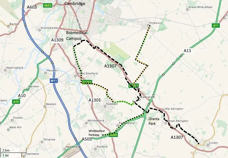 The 2016 review's map of the Linton Greenway corridor